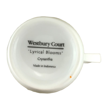 Lyrical Blooms Crysantha Mug Westbury Court