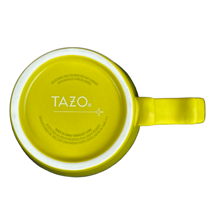 Rococo Scroll Handle Green Mug 2012 Starbucks Tazo