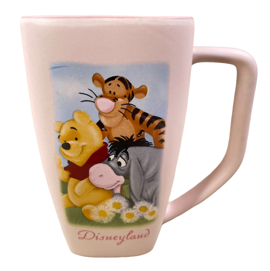 Disneyland Winnie The Pooh Tigger Eeyore And Piglet Dandelions Make A Wish Square Mug Disney