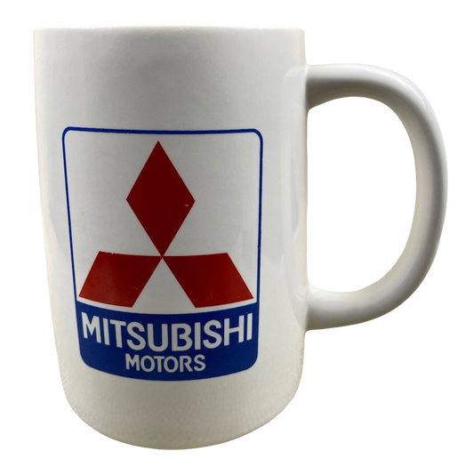 Mitsubishi Motors Logo & Vintage Vehicle Names Mug