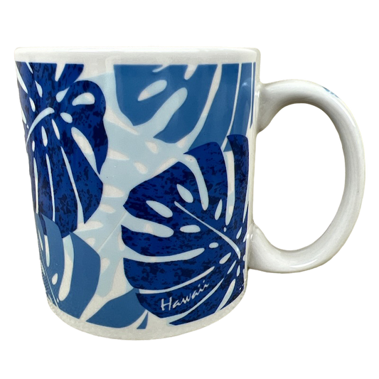 Monstera Blues Large Mug The Islander Group