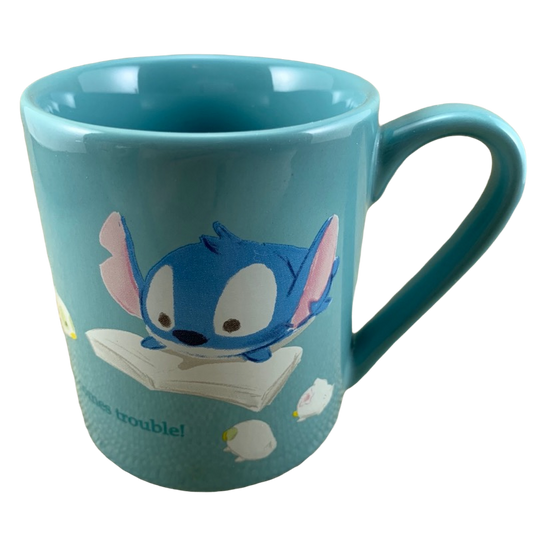 Stitch Here Comes Trouble Mug Disney Store Japan