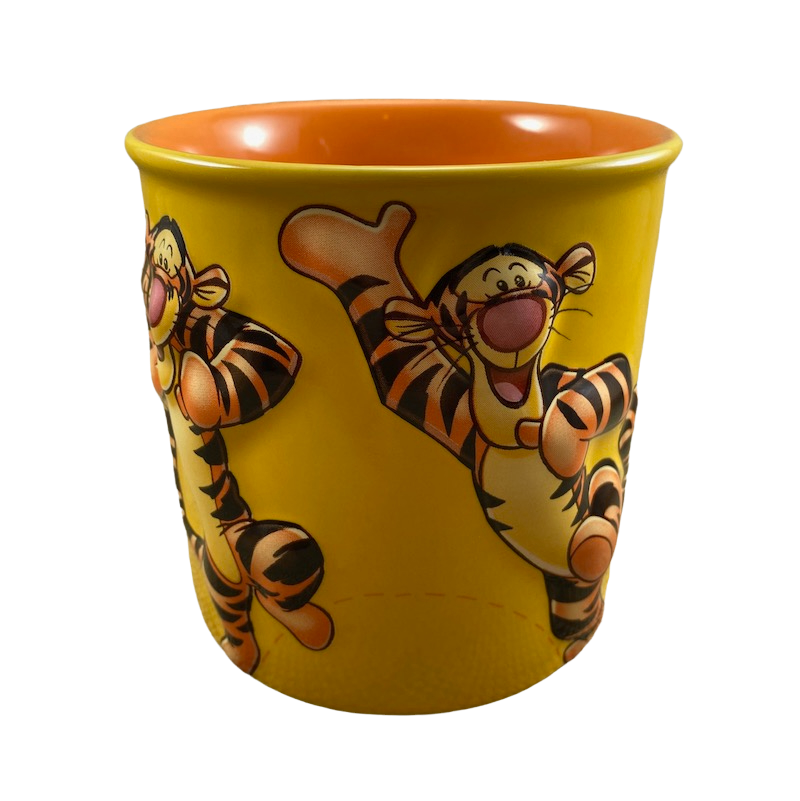 Tigger Bouncing All Around 3D Embossed Mug Disney Store – Mug Barista