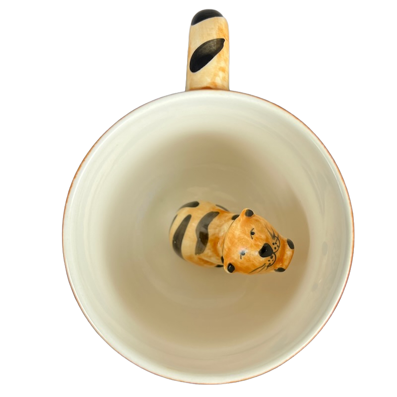Striped Cat Spotted Surprise Mug The Essex Collection