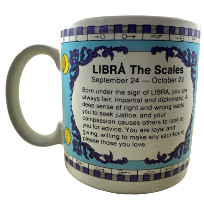 Libra The Scales Astrology Zodiac Mug Russ