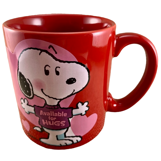 Snoopy Available For Hugs Mug Hallmark
