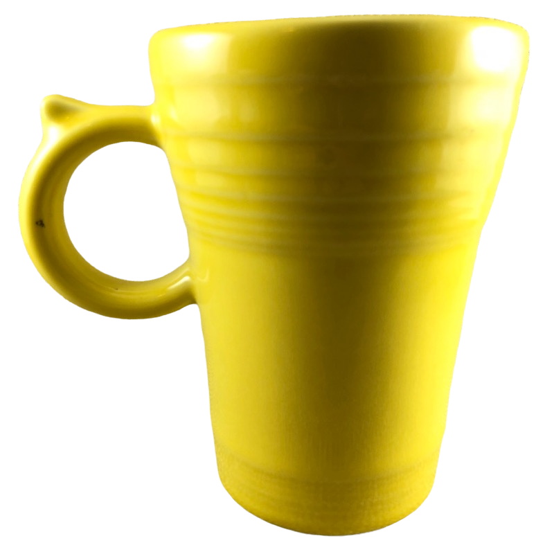 Fiesta Tall Yellow Latte Mug Homer Laughlin China
