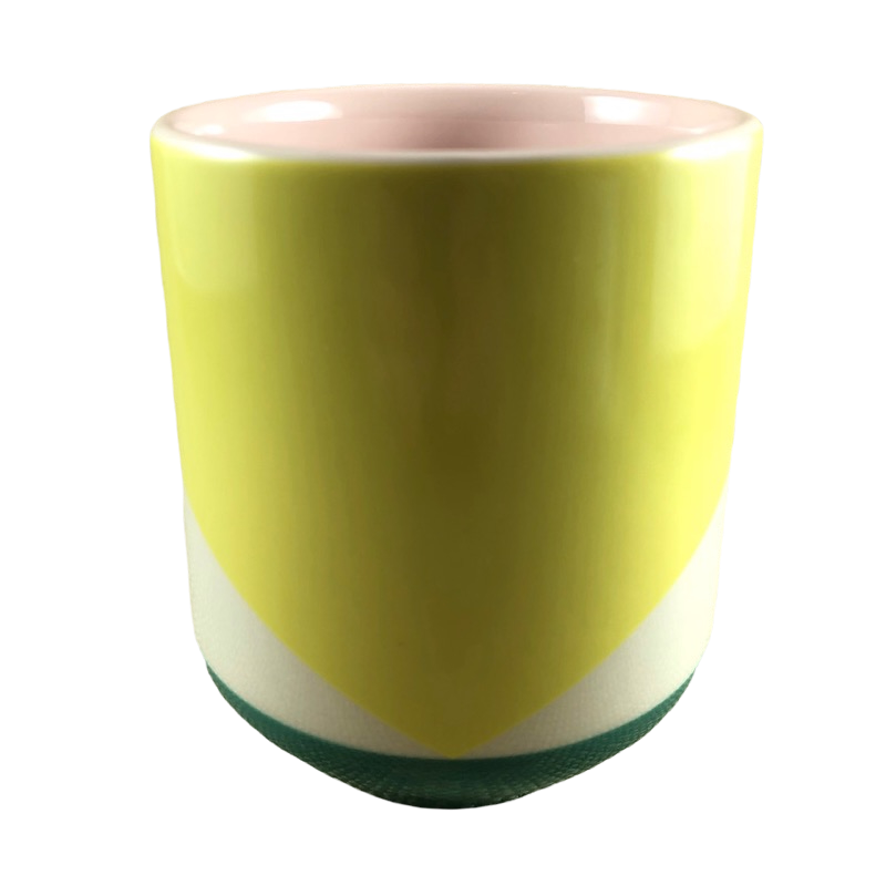 Yellow White Pink Green 12oz Mug Starbucks