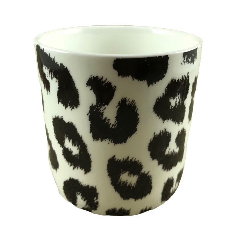 Leopard Skin Black Spots Abstract Mug Portobello By Inspire