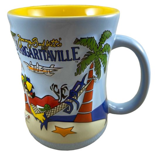 Jimmy Buffett's Margaritaville Parrott In A Hammock Embossed Mug