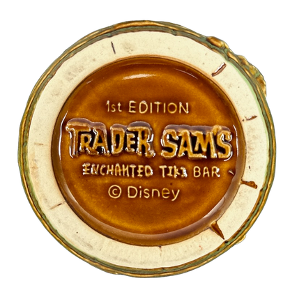 Trader Sam's Enchanted Tiki Bar 1st Edition Shipwreck Rum Barrel Tiki Mug Disney