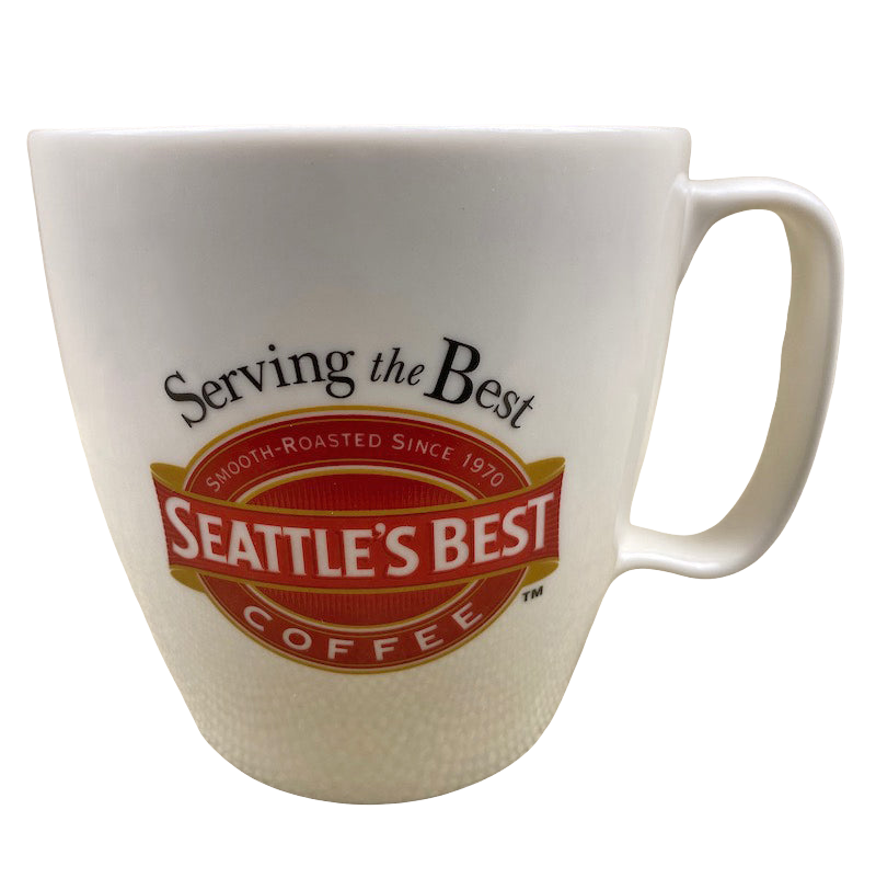 Seattle's Best Coffee Serving The Best White Mug
