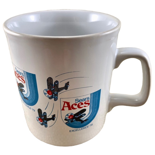 Sears Aces Excellence '79 Aerobatics Airplane Mug
