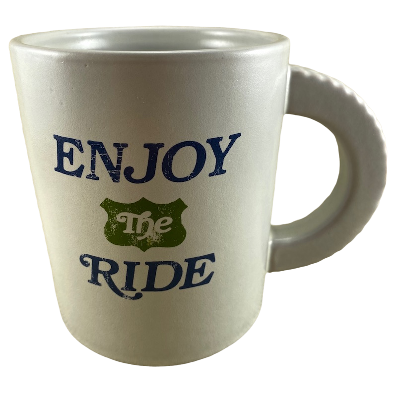 Enjoy The Ride Life Is Good Tire Handle Mug Hallmark