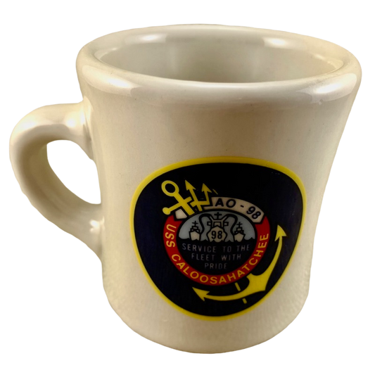 USS Caloosahatchee AO-98 United States Navy Mug Mil-Art China