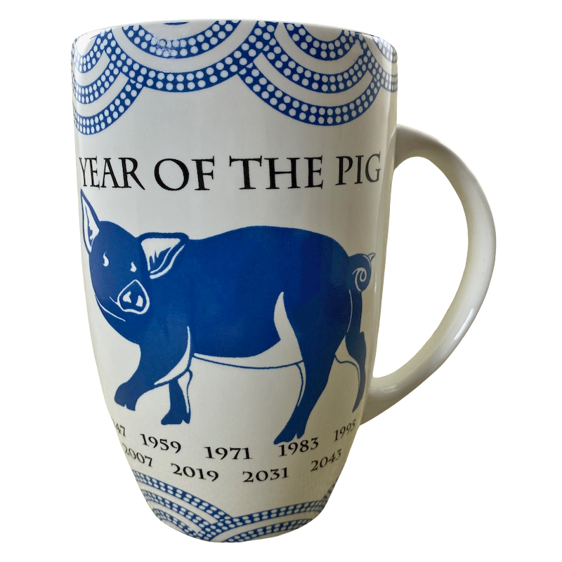 Year Of The Pig Tall Chinese Zodiac Stargazer Mug Coventry