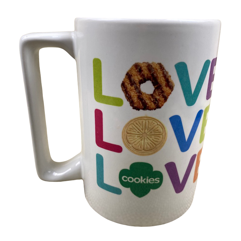 Love Love Love Girl Scout Cookies Mug