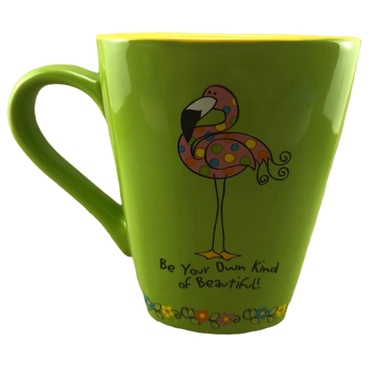 Be Your Own Kind Of Beautiful Lovin' Life Flamingo Mug Cape Shore