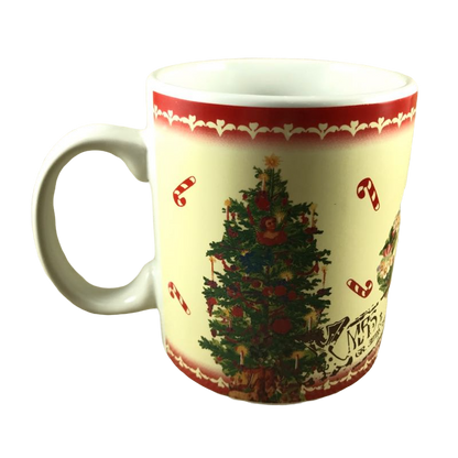 Christmas Greeting Mug Clay Art