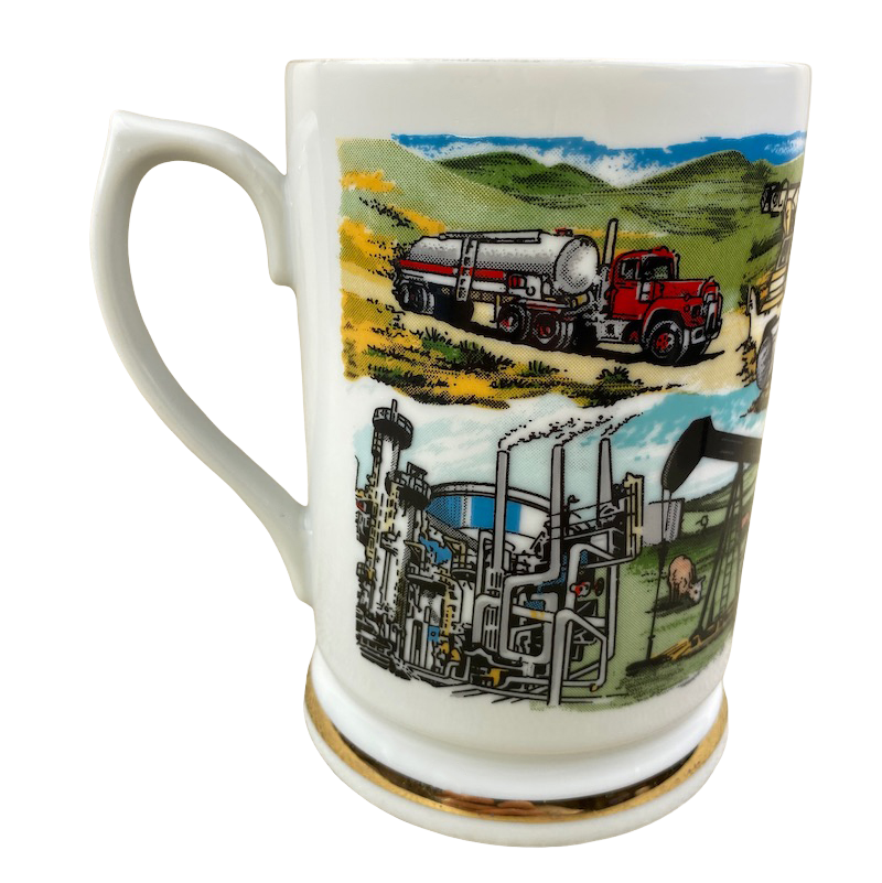 Oil Extraction Refinement And Transport Large Mug