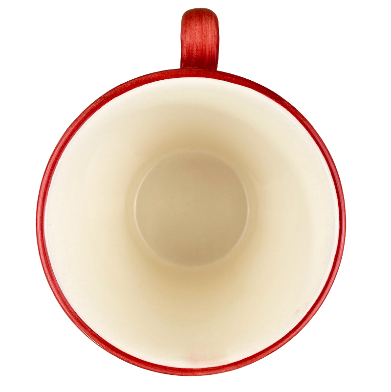 Fleur De Lis Red And Cream Mug Williams-Sonoma – Mug Barista