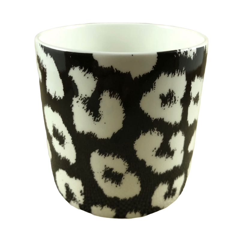 Leopard Skin White Spots Abstract Mug Portobello By Inspire