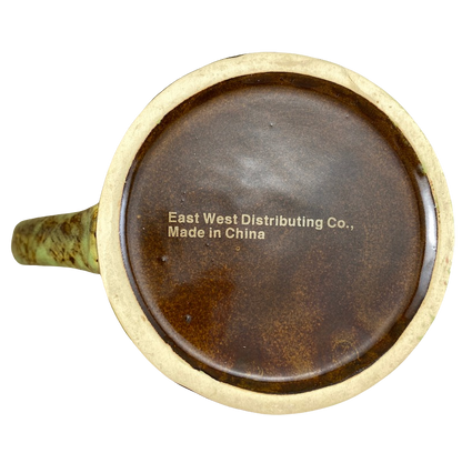 Embossed Maple Leaf Ridged Mug East West Distributing