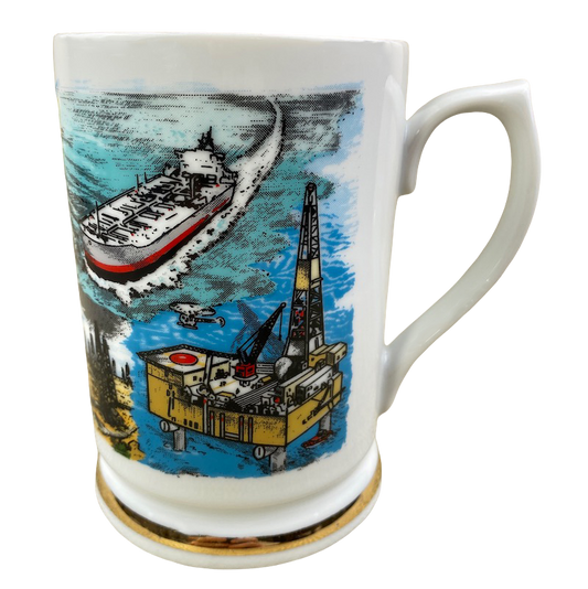 Oil Extraction Refinement And Transport Large Mug