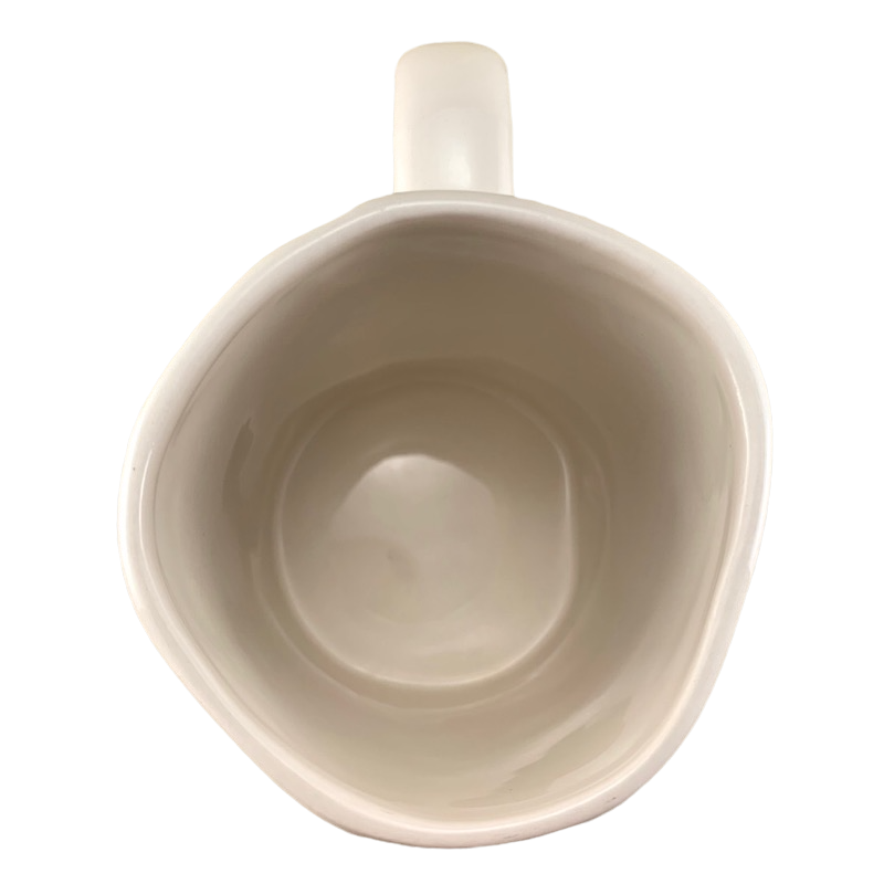 Rae Dunn Artisan Collection BELIEVE Mug Cream Inside Magenta – Mug