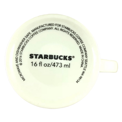 Gold Snowflakes 16oz Mug Starbucks
