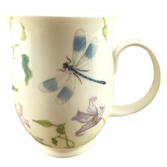 Lechlade Richard Harris Dragonflies Floral Mug Dunoon
