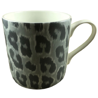 Leopard Skin Gray Spots Abstract Mug Portobello By Inspire