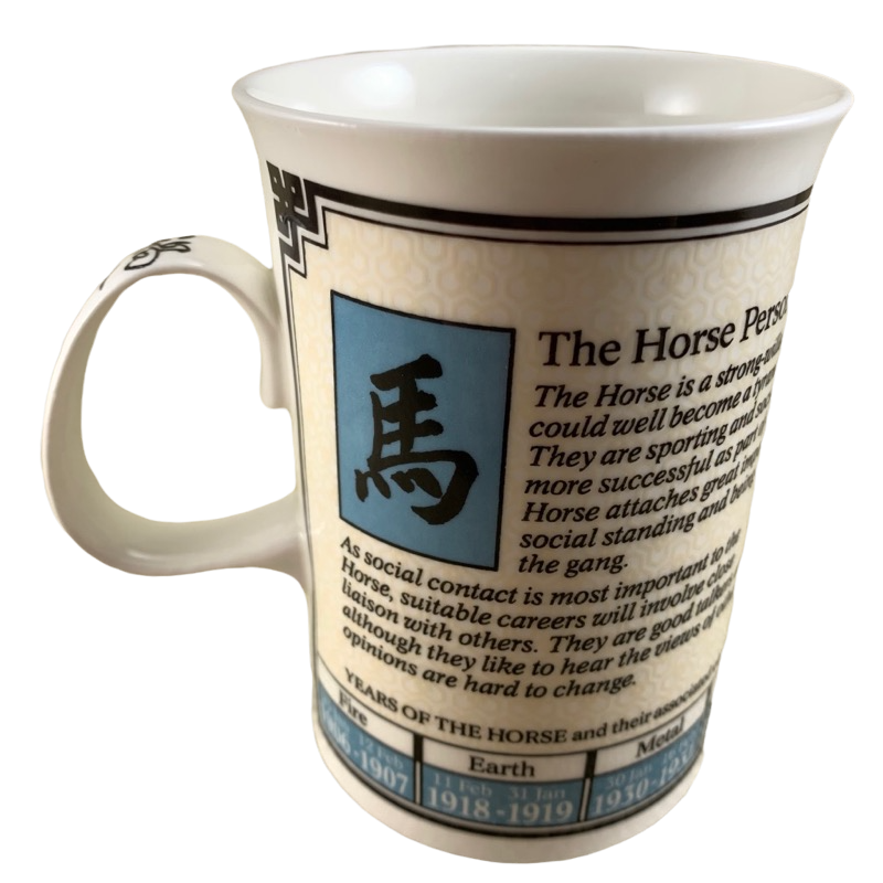 The Horse Ming Shu Chinese Astrology Mug Dunoon