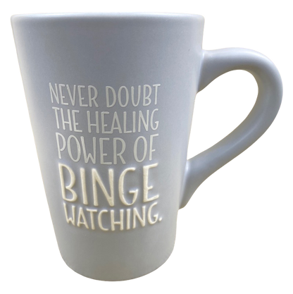 Never Doubt The Healing Power Of Binge Watching Embossed Mug Hallmark