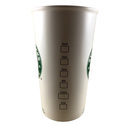 Venti Siren With Rolled Rim Tall White 20oz Mug 2006 Starbucks