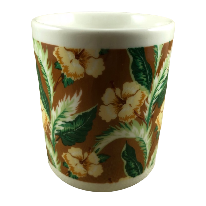 Retro Hibiscus Floral Mug The Islander Group