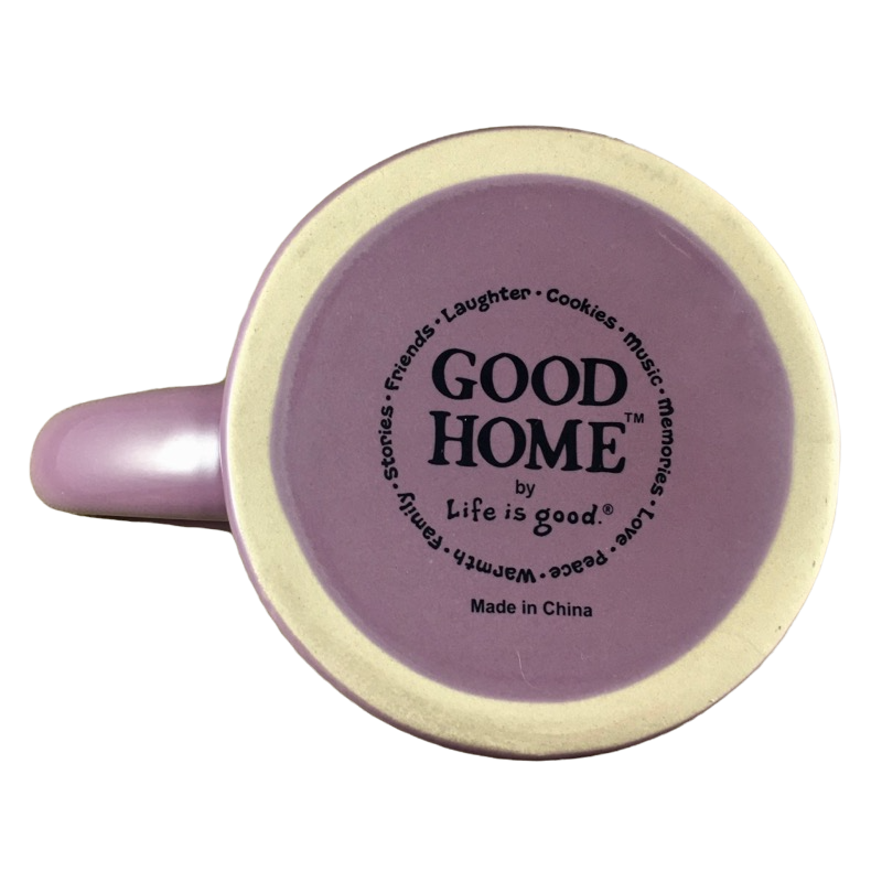 Life is Good Daisy Purple Mug