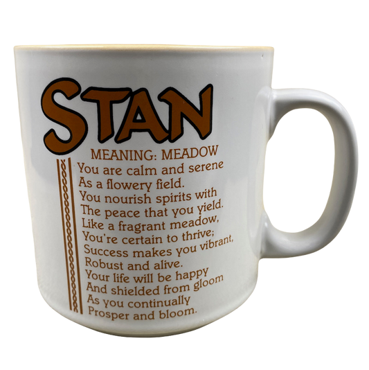 STAN Poetry Name Peach Interior Mug Papel