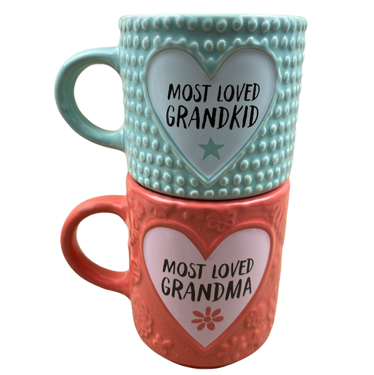Most Loved Grandma And Most Loved Grandkid Mug Set Hallmark