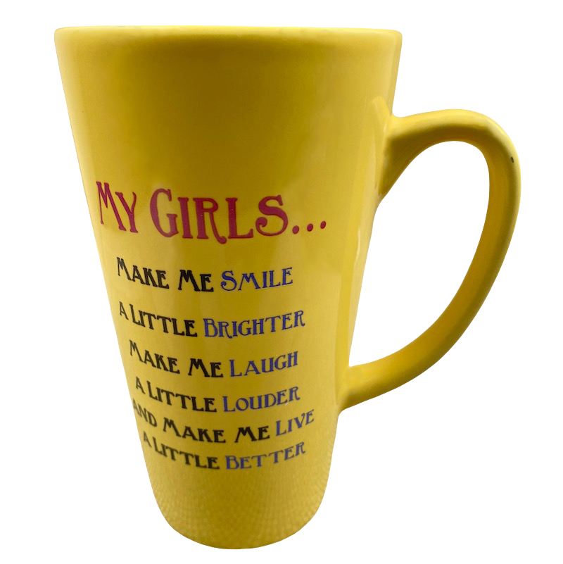 My Girls Tall Yellow Mug African American Expressions