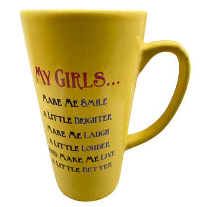 My Girls Tall Yellow Mug African American Expressions