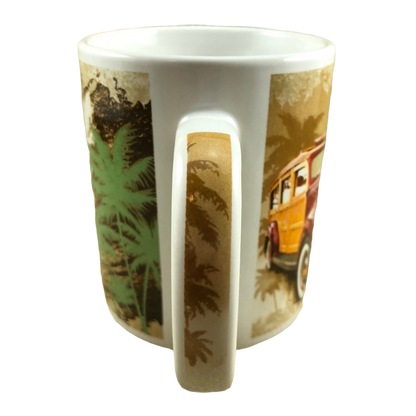 Vintage Surf Mug Treasures Of Aloha