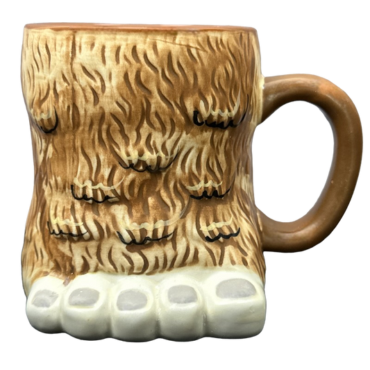 Bigfoot Sasquatch 3D Figural Foot Mug