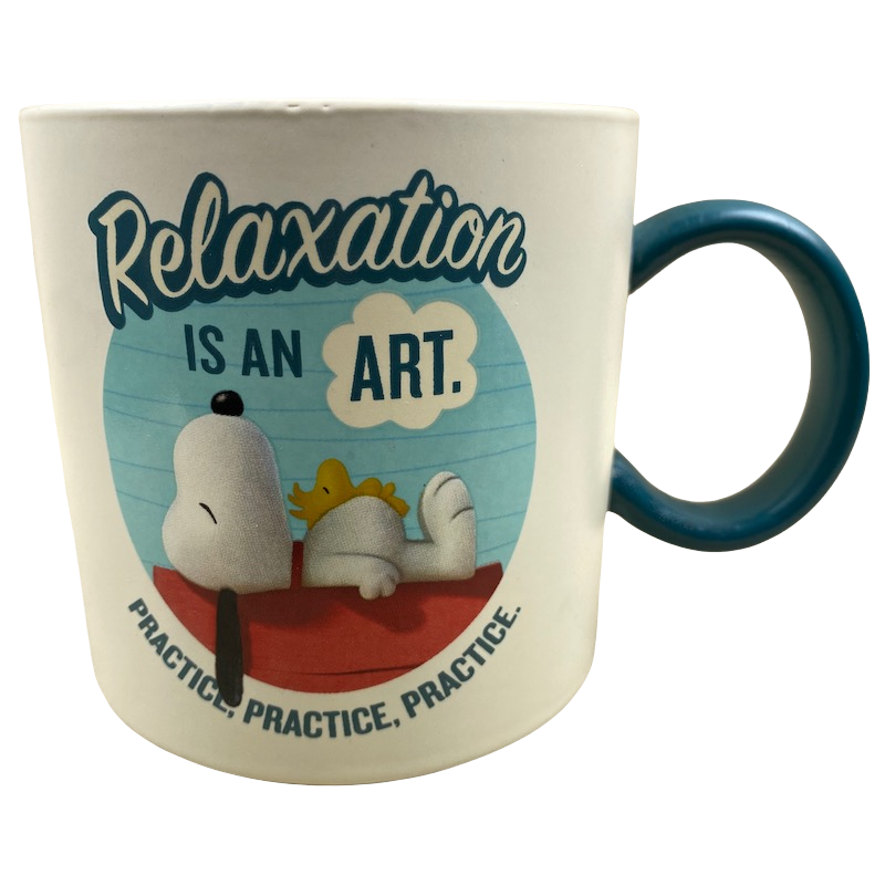 Peanuts Movie Snoopy Woodstock Relaxation Is An Art Mug Hallmark