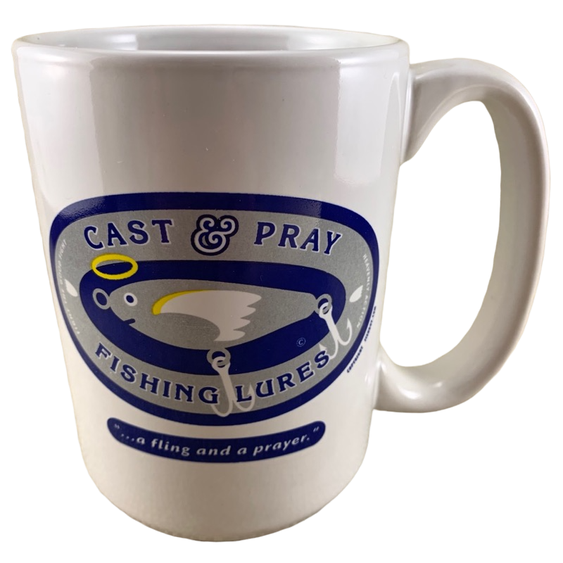 Cast & Pray Fishing Lures Mug