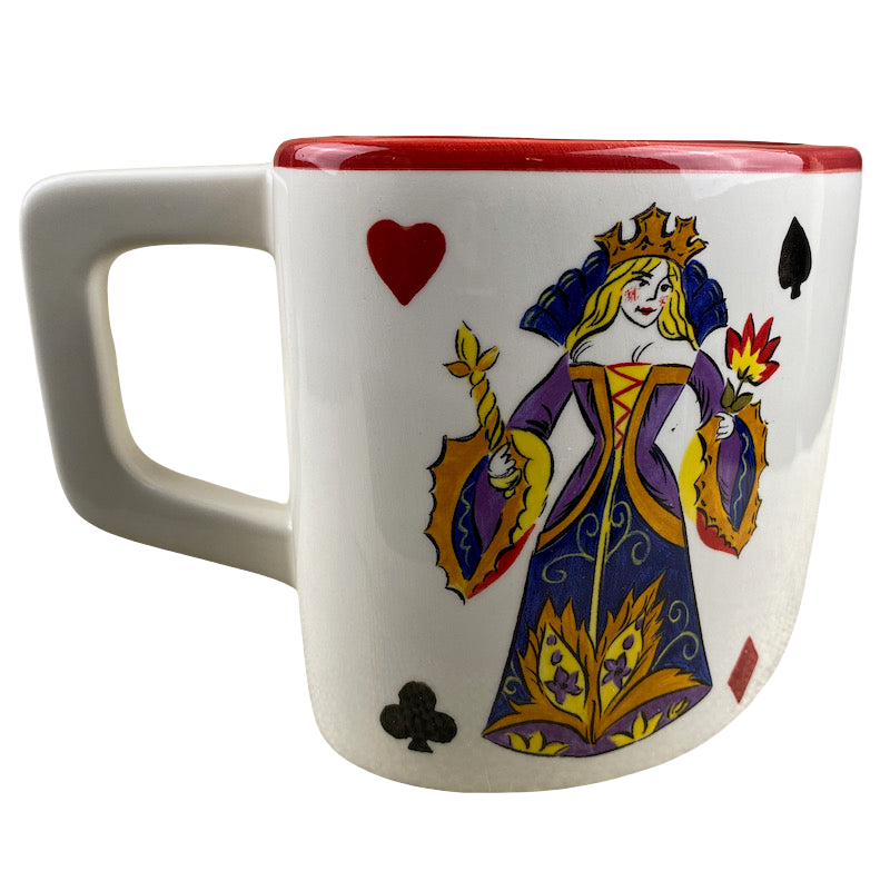 Queen Of Hearts Heart Shaped Mug Target