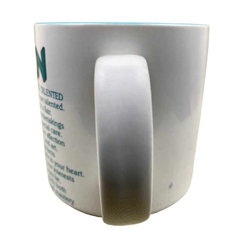 JAN Poetry Name Blue Interior Mug Papel