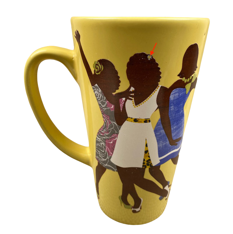 My Girls Tall Yellow Mug African American Expressions