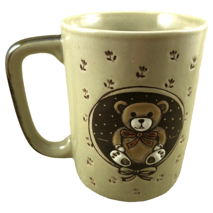Teddy Bear Embossed Mug Otagiri