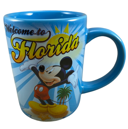 Mickey Mouse Welcome To Florida Mug Jerry Leigh